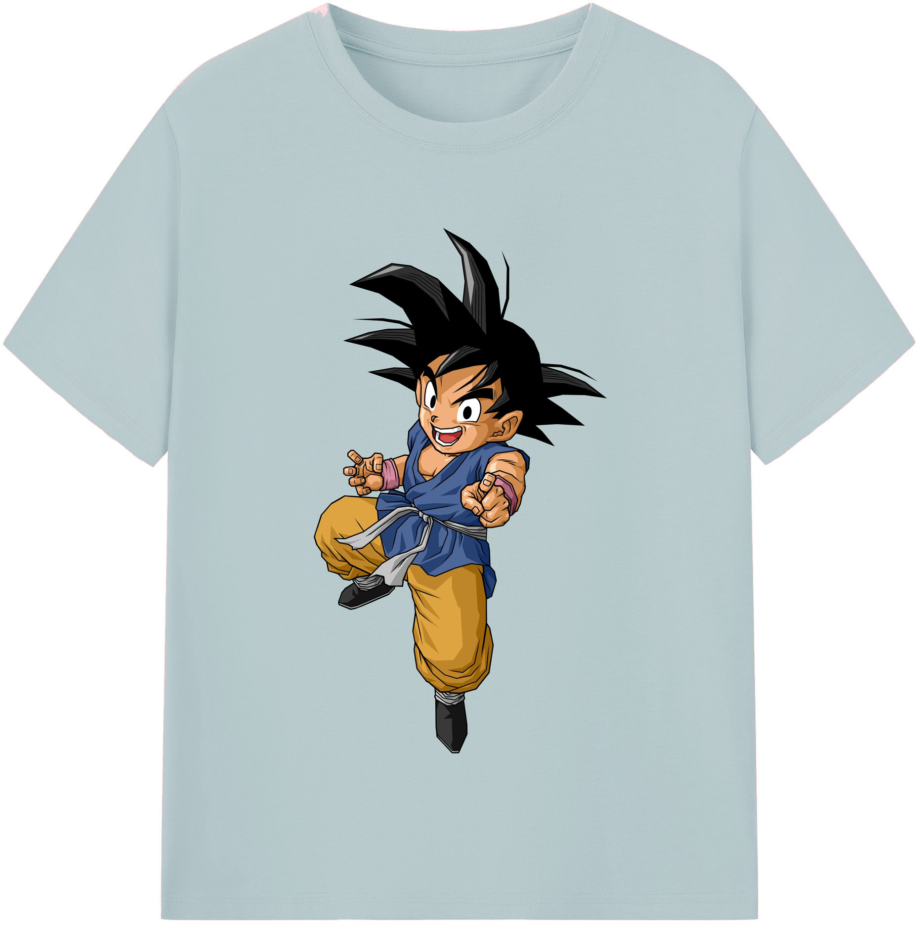 （画像用） ドラゴンボール 孫悟空（そん ごくう）Son Goku カカロット DRAGON BALL Kakarotto 綿100％半袖Tシャツ（フロントプリント）